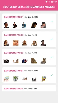 Dank Memes Pack android App screenshot 4